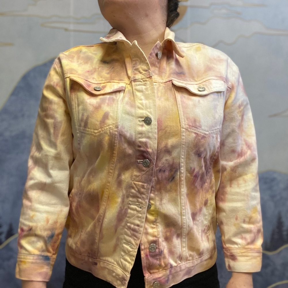 Tie dyed Madewell Jacket